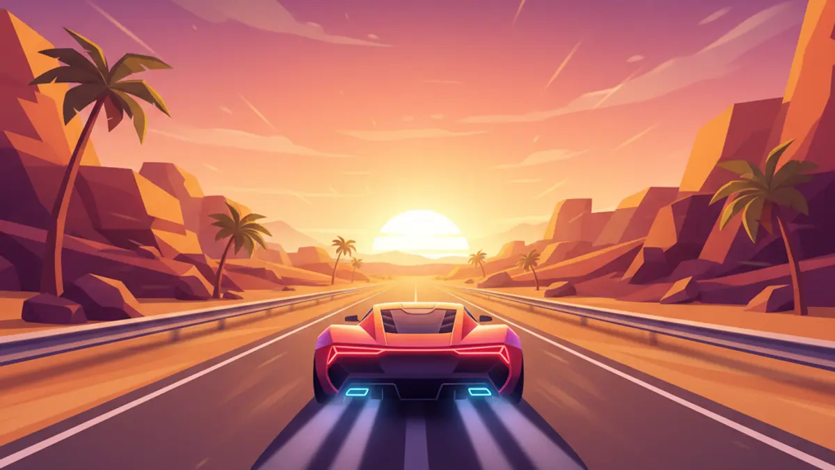 Neon Drift Rush